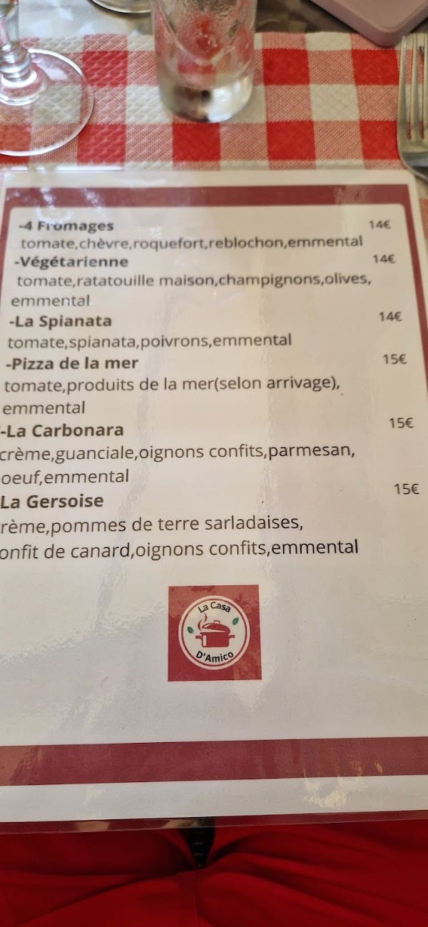 Restaurant La casa d’amico à Portiragnes, France