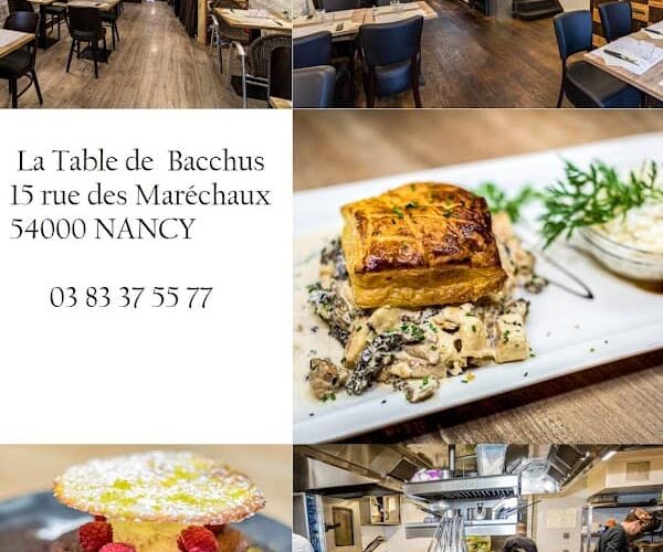 Restaurant La Table de Bacchus à Nancy, France