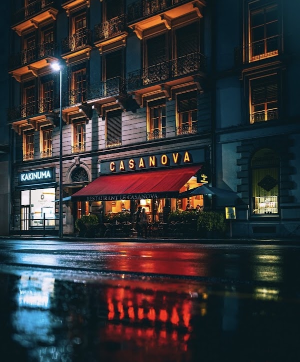 Restaurant Le Casanova à Genève, Suisse