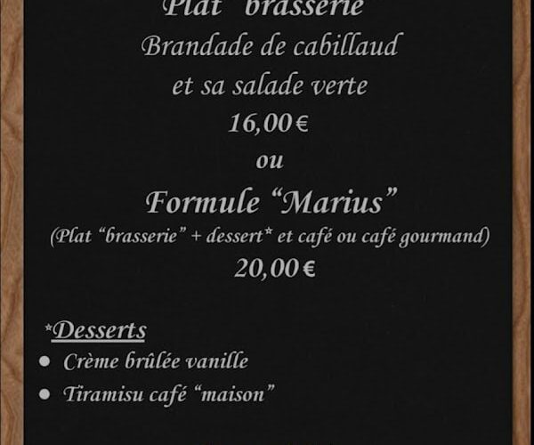Restaurant Le Marius à Saint-Laurent-du-Var, France