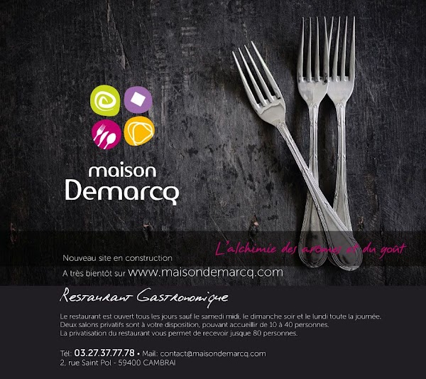 Restaurant Maison Demarcq à Cambrai, France