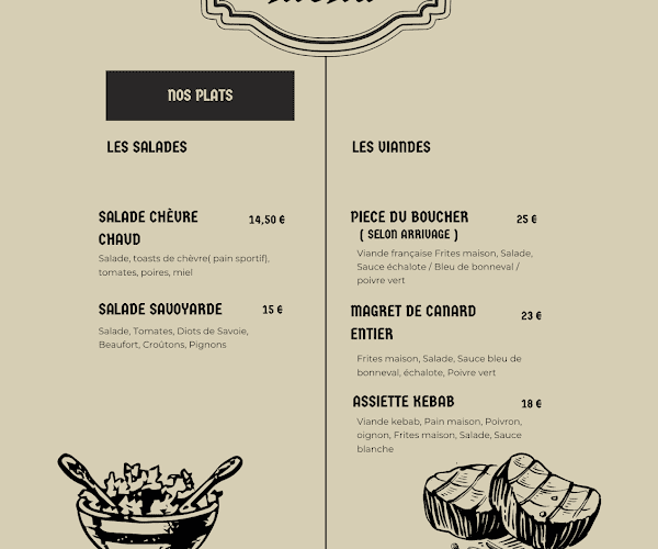 Restaurant O comptoir des tontons à Saint-Michel-de-Maurienne, France