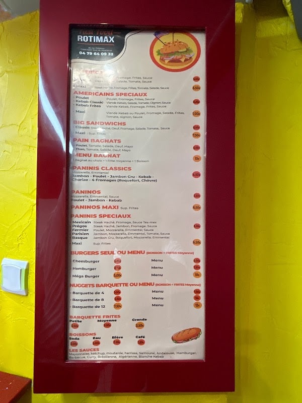 Restaurant Rotimax à Saint-Jean-de-Maurienne, France