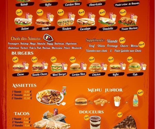 Restaurant Snack du marché à Cavaillon, France