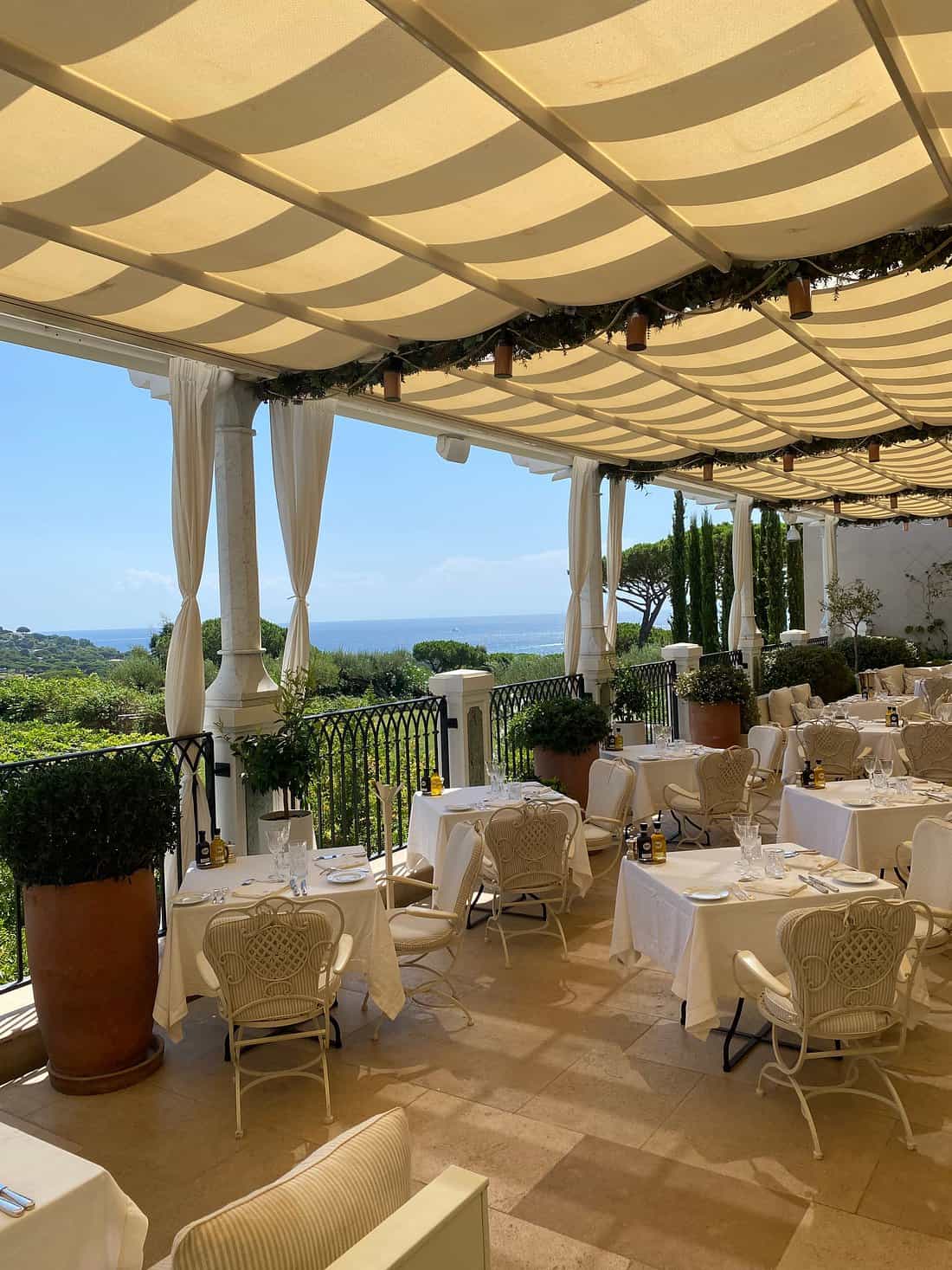 Restaurant Airelles Saint-Tropez, Château de la Messardière à Saint-Tropez, France