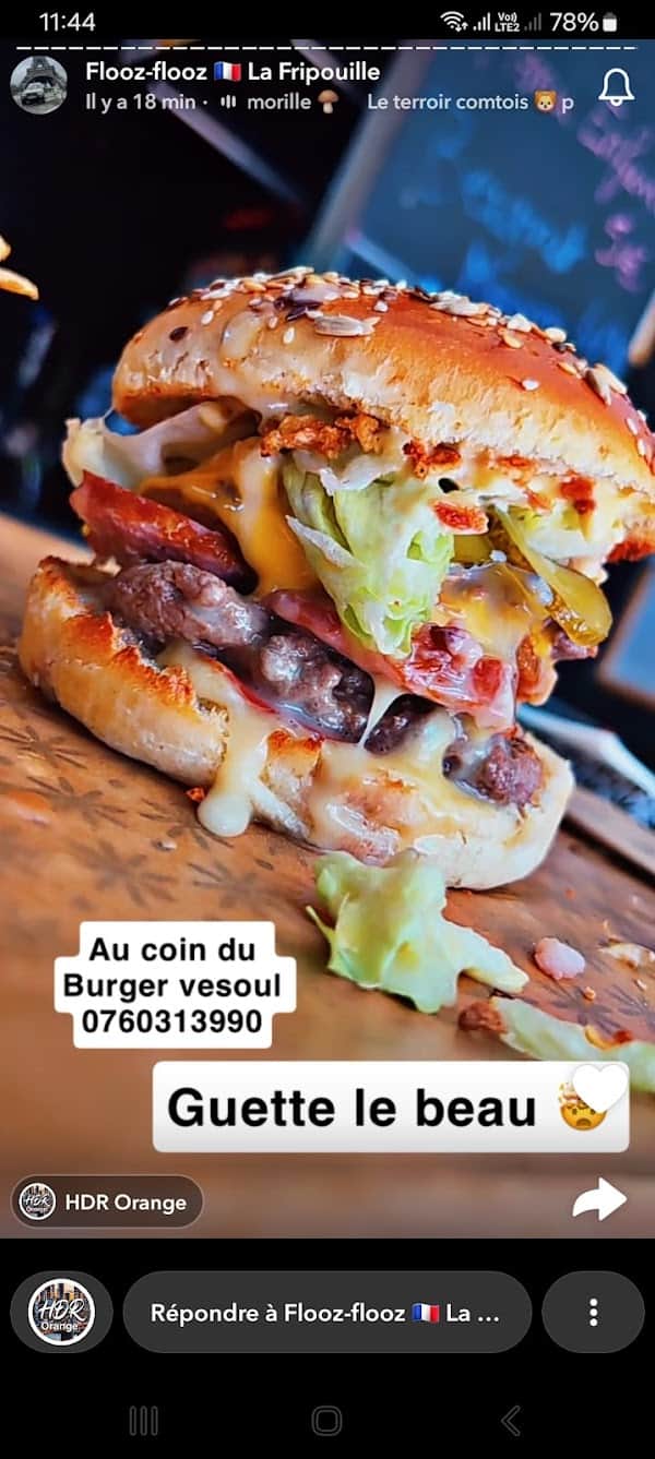 Restaurant Au Coin du Burger à Vesoul, France