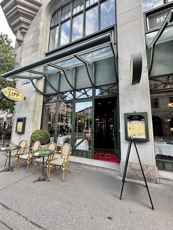 Restaurant Brasserie Lipp à Zurich, Suisse