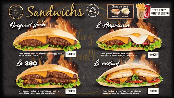 Restaurant Chez OuaM Grill à Monthey, Suisse