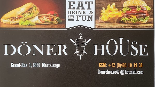 Restaurant Döner House à Martelange, Belgique