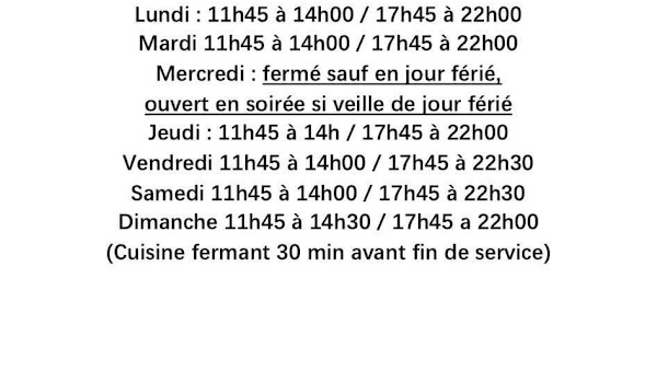 Restaurant Dynastie d’or à Bastogne, Belgique