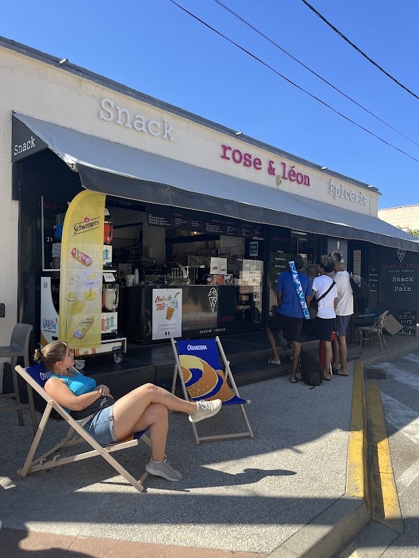 Restaurant Glacier rose et leon à Leucate, France