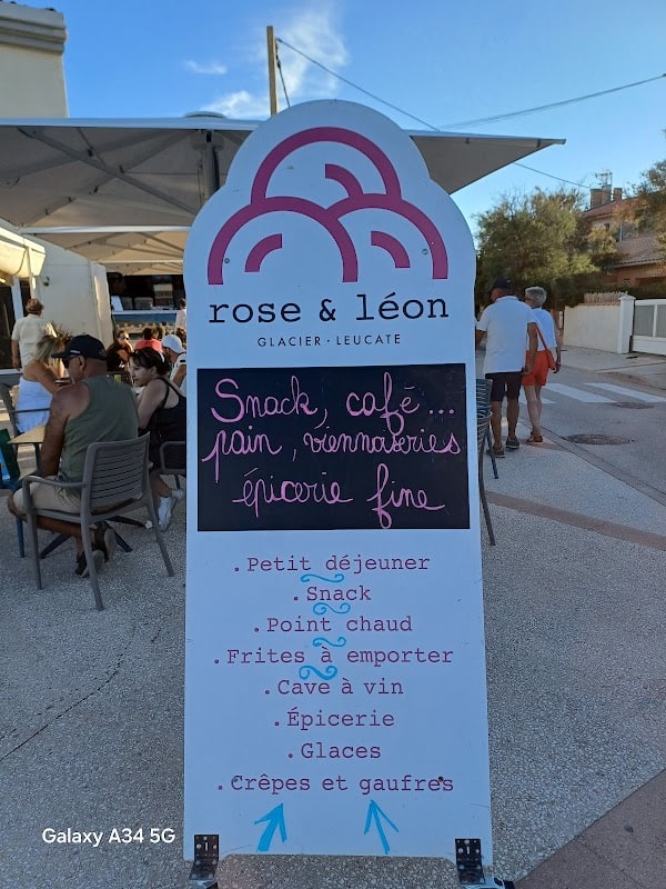 Restaurant Glacier rose et leon à Leucate, France