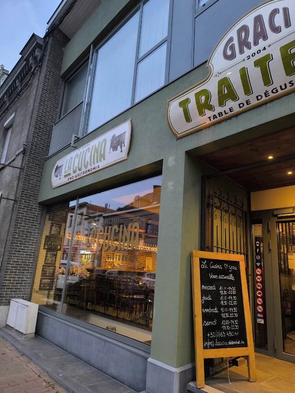 Restaurant La Cucina – Eno Gastronomia Traiteur & épicerie fine à Quaregnon, Belgique