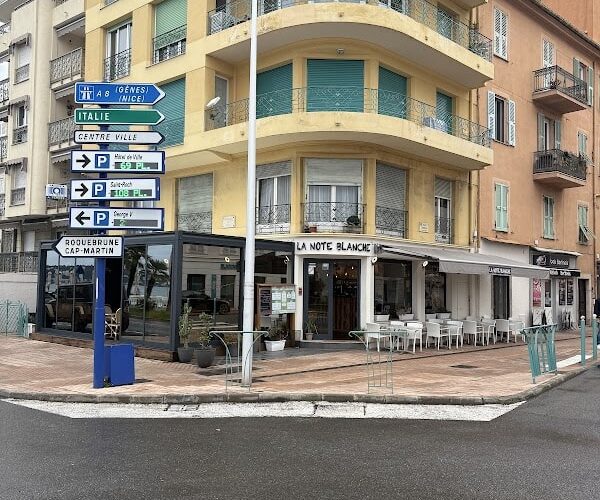 Restaurant LA NOTE BLANCHE à Menton, France