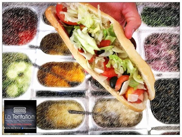 Restaurant La Tentation Sandwicherie à Frameries, Belgique