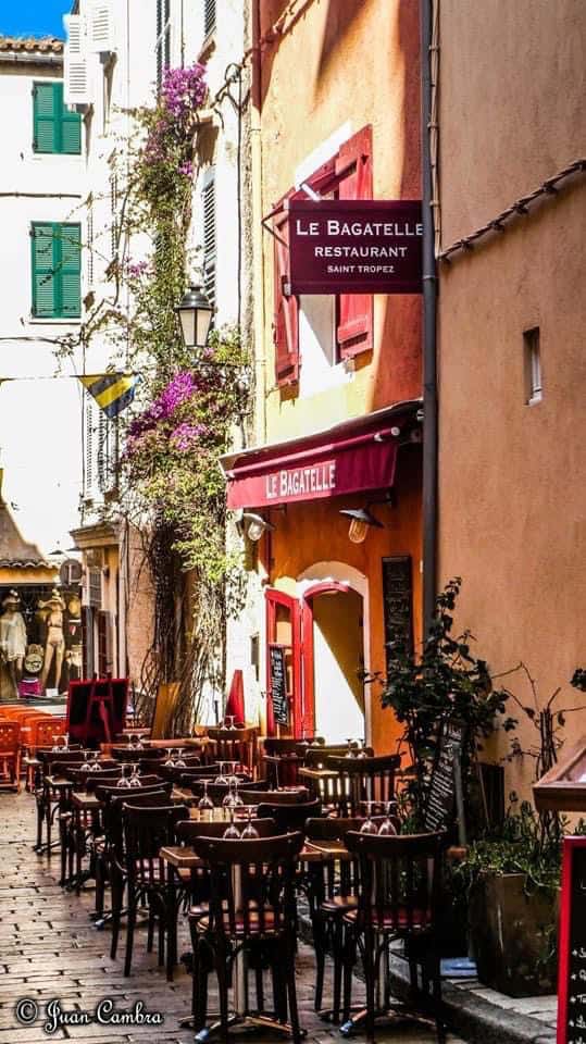 Restaurant le bagatelle à Saint-Tropez, France