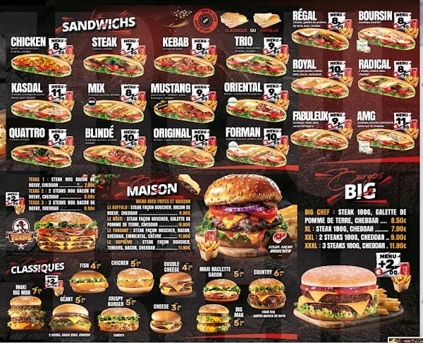 Restaurant Le mustang à Bondy, France