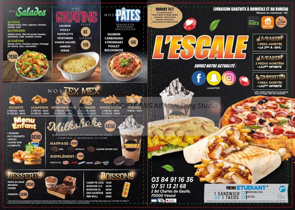 Restaurant L’escale à Vesoul, France