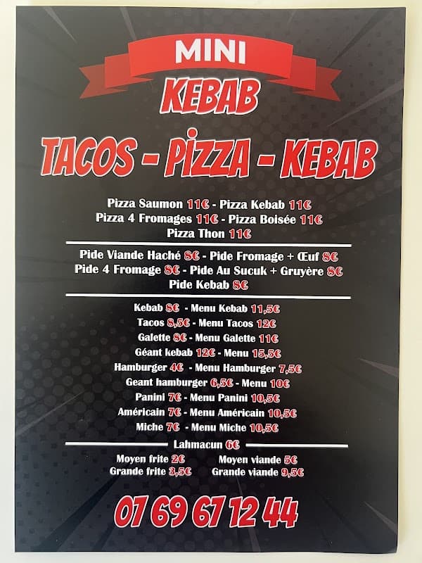 Restaurant MINI KEBAB à Cours, France