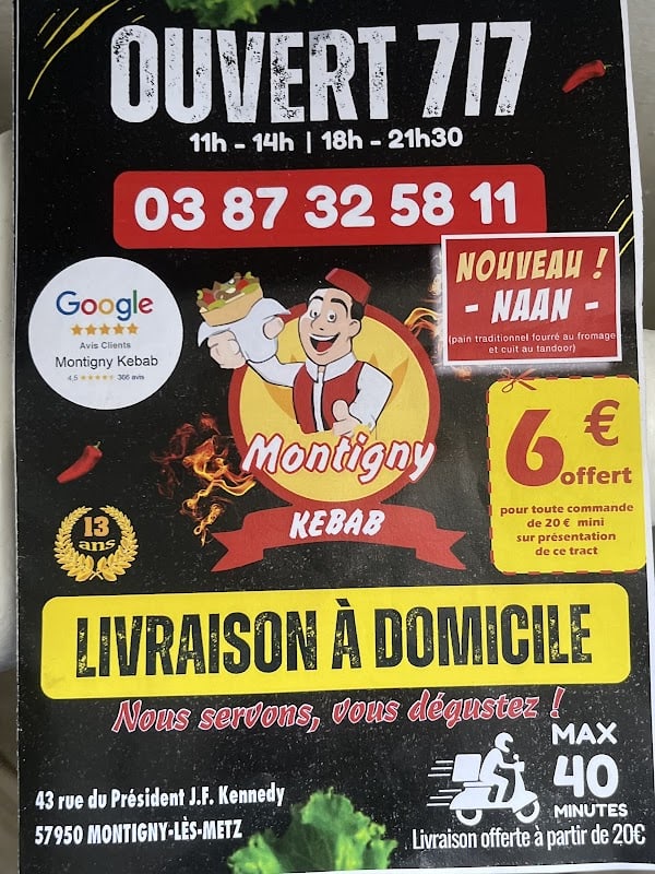 Restaurant Montigny Kebab à Montigny-lès-Metz, France