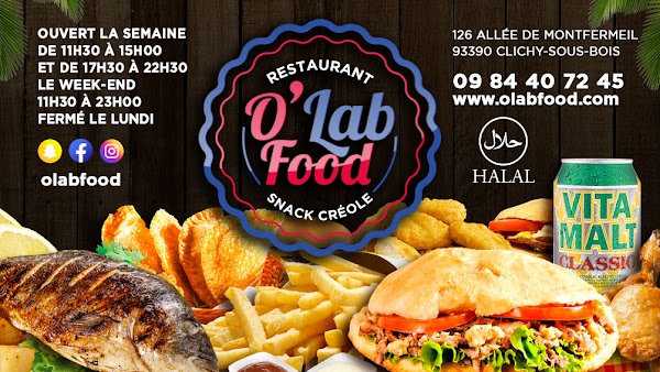Restaurant O’Lab Food à Clichy-sous-Bois, France
