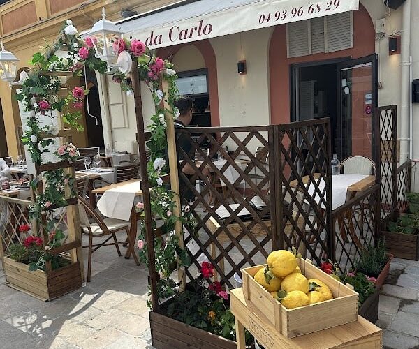 Restaurant Osteria da Carlo à Menton, France