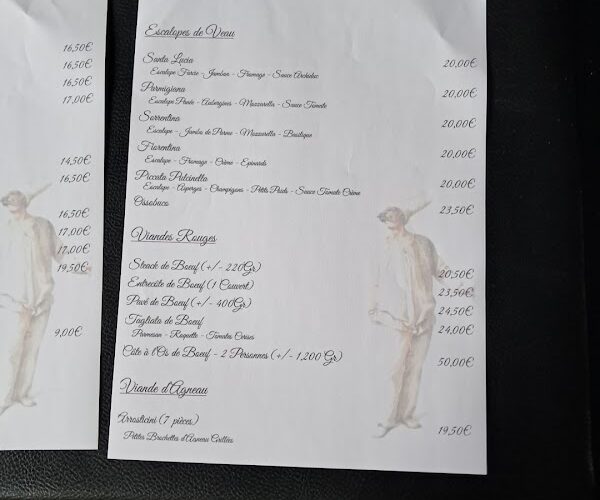 Restaurant Pulcinella à Tubize, Belgique