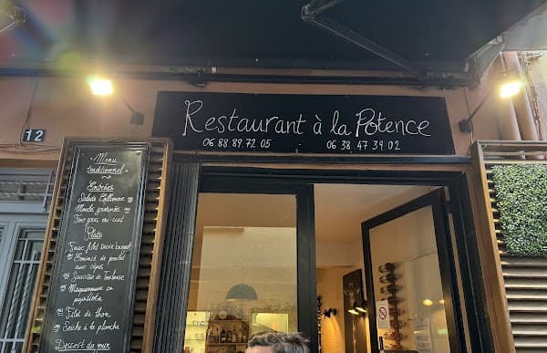 Restaurant a la potence à Collioure, France