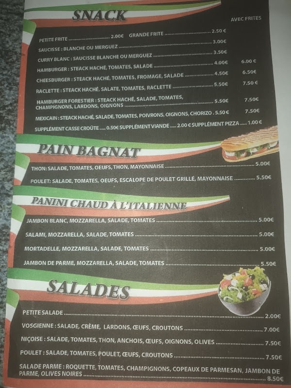 Restaurant Snack Da Toni à Creutzwald, France