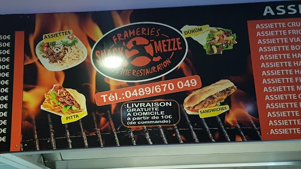 Restaurant Snack Mezze à Frameries, Belgique