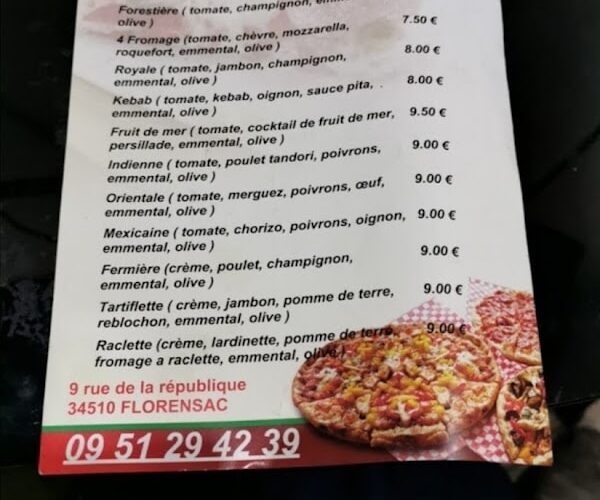 Restaurant Snack O Delice à Florensac, France