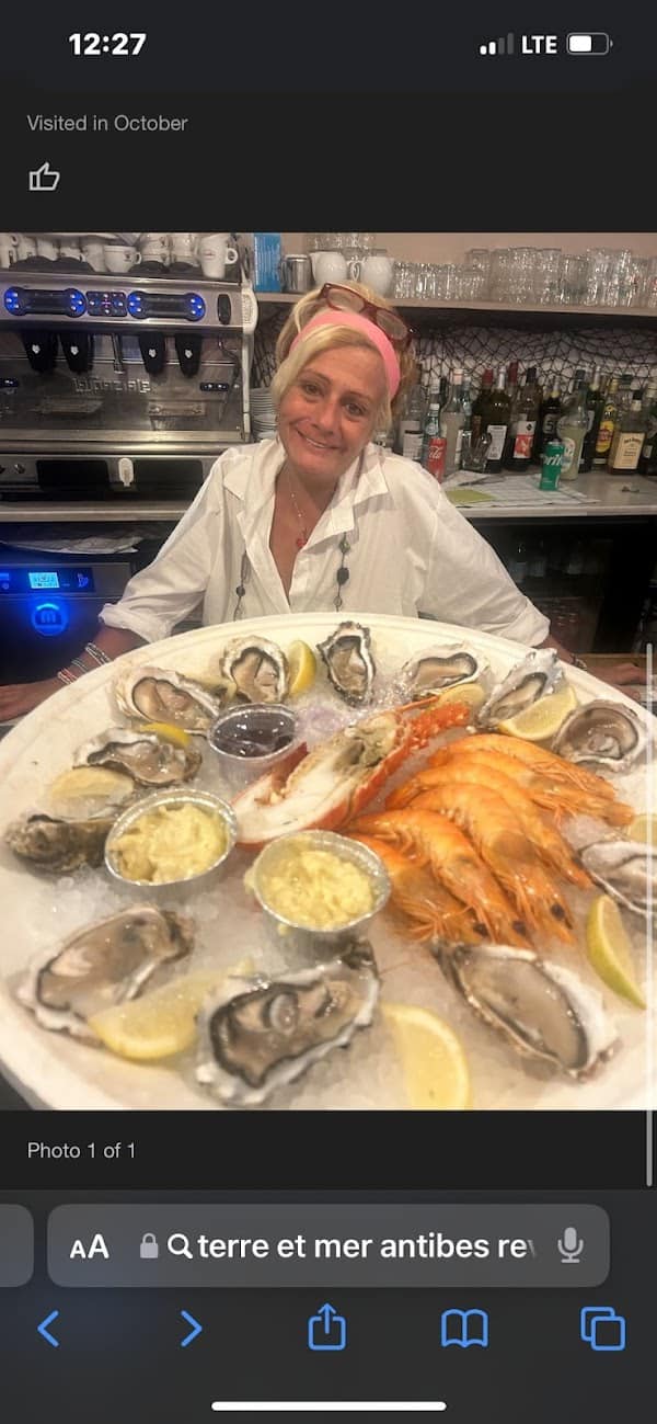 Restaurant Terre et Mer à Antibes, France