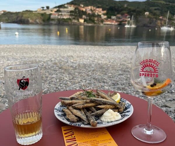 Restaurant Vermeil Plage à Collioure, France