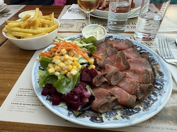 Restaurant Auberge de la Halle à Gruyères, Suisse