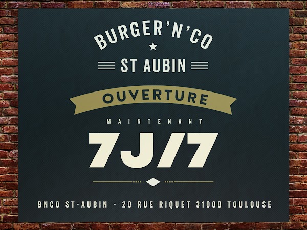 Restaurant Burger’N’Co St Aubin à Toulouse, France