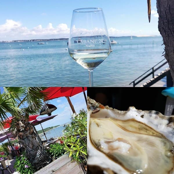 Restaurant CABANE 24 degustation Huîtres Téchoueyres à Lège-Cap-Ferret, France