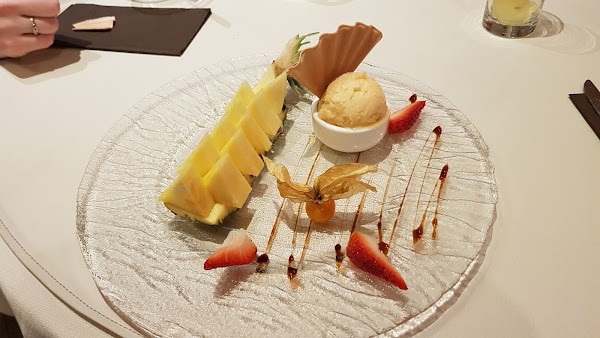 Restaurant Café de la gare à Bulle, Suisse