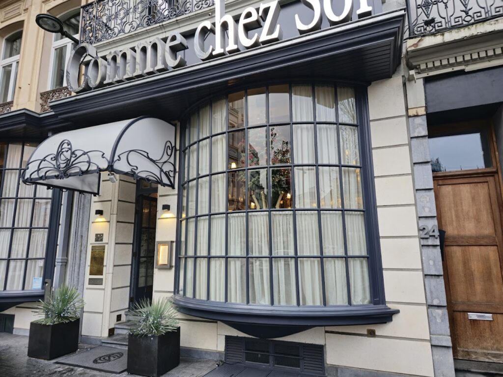 Restaurant Comme Chez Soi à Bruxelles, Belgique