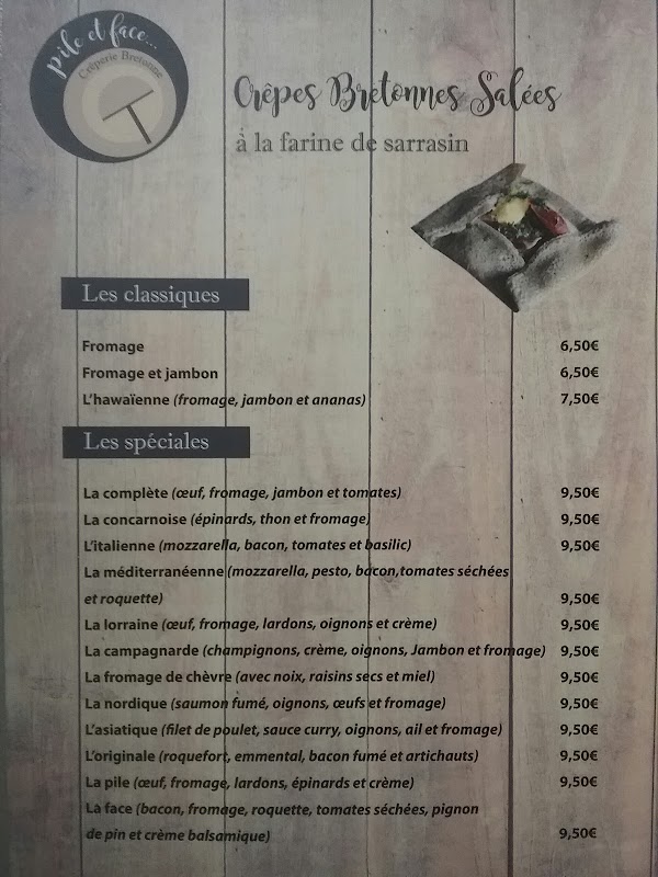 Restaurant Crêperie pile et face à Huy, Belgique