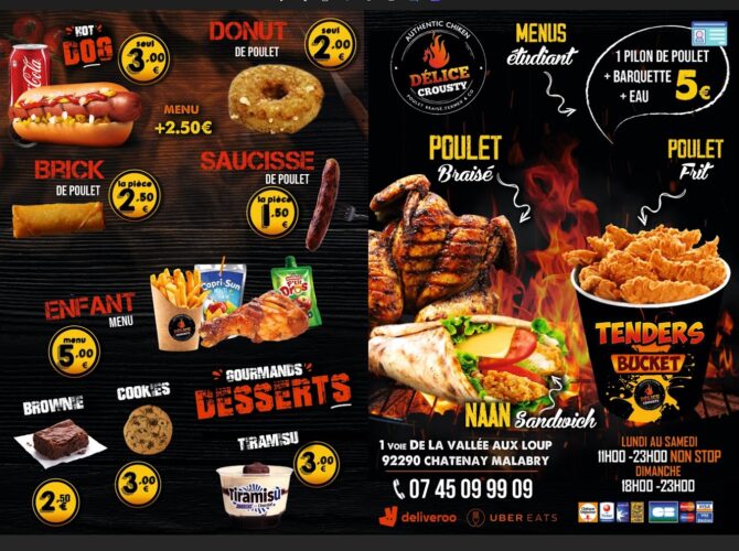 Restaurant Délice crousty à Châtenay-Malabry, France