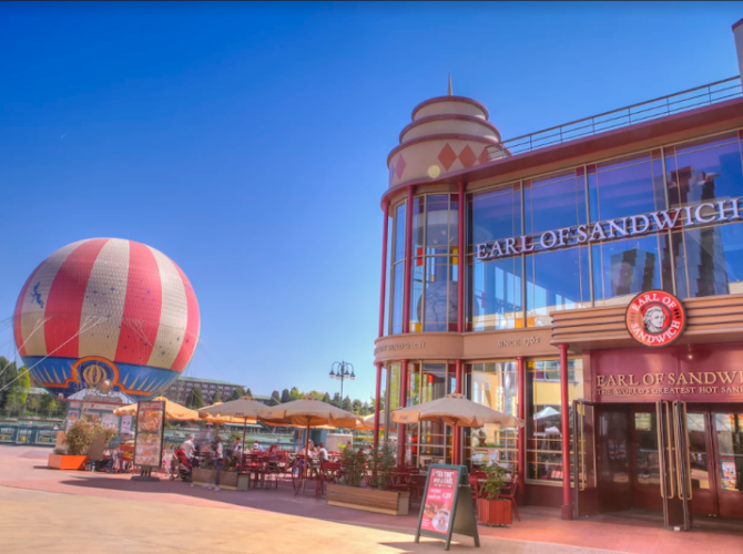 Restaurant Earl of Sandwich à Paris, France