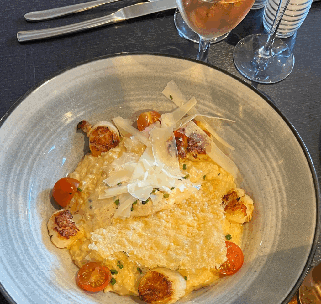 risotto aux st jacques  – Les Enfants Gâtés – France – Aubagne
