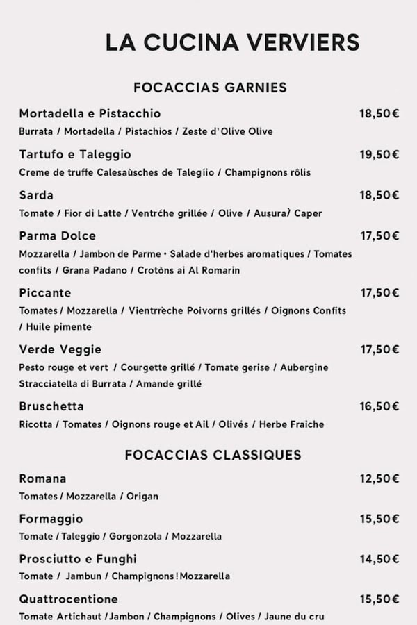 Restaurant La Cucina Verviers à Verviers, Belgique