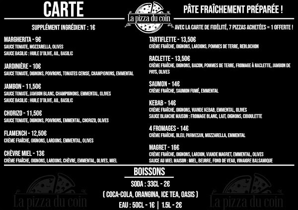 Restaurant La Pizza Du Coin à Carcans, France