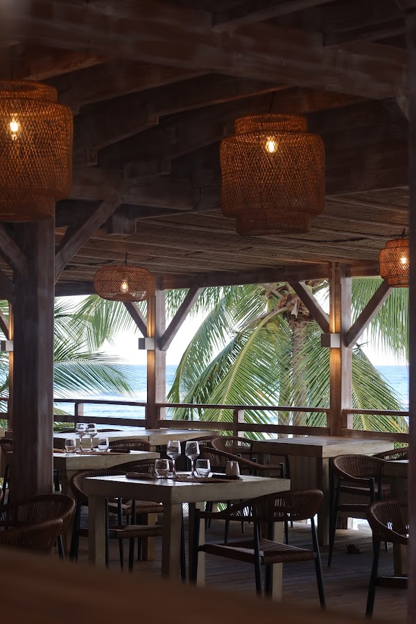 Le Balaou restaurant à Sainte-Anne, Guadeloupe