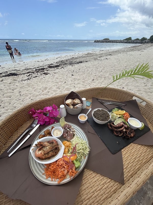Le Balaou restaurant à Sainte-Anne, Guadeloupe