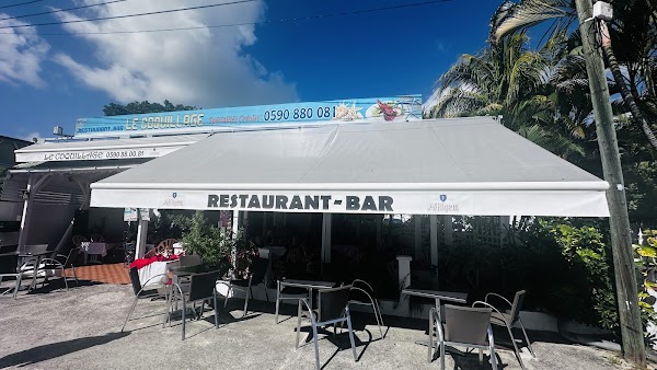 Restaurant Le coquillage à Sainte-Anne, Guadeloupe