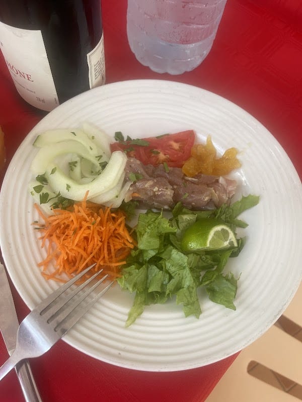 Restaurant Le coquillage à Sainte-Anne, Guadeloupe