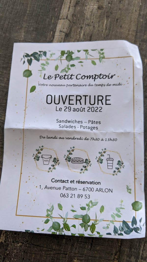 Restaurant Le petit comptoir à Arlon, Belgique