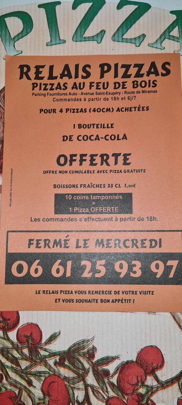 Restaurant Le relais pizza à Istres, France